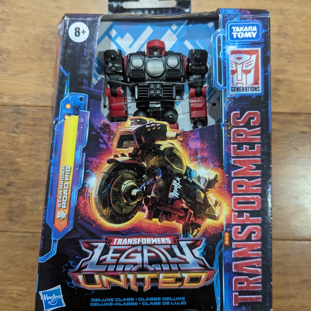 Transformers Legacy United Deluxe Class Star Raider Road Pig, Brand new